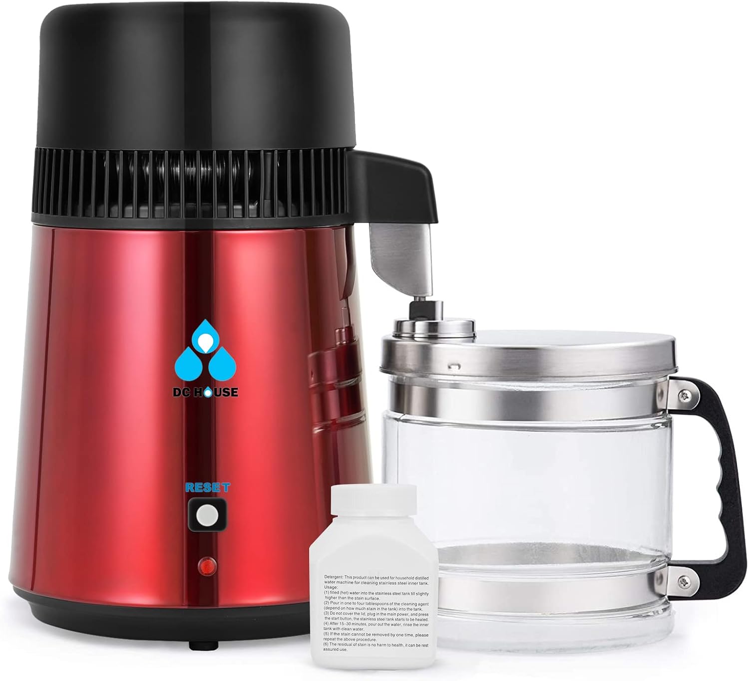 DC HOUSE 1 Gallon Water Distiller for Pure Drinking Water