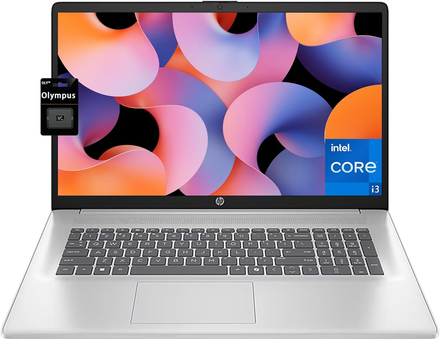 HP 17.3 HD Laptop with 8-Core Intel i3-N305 and 1TB SSD