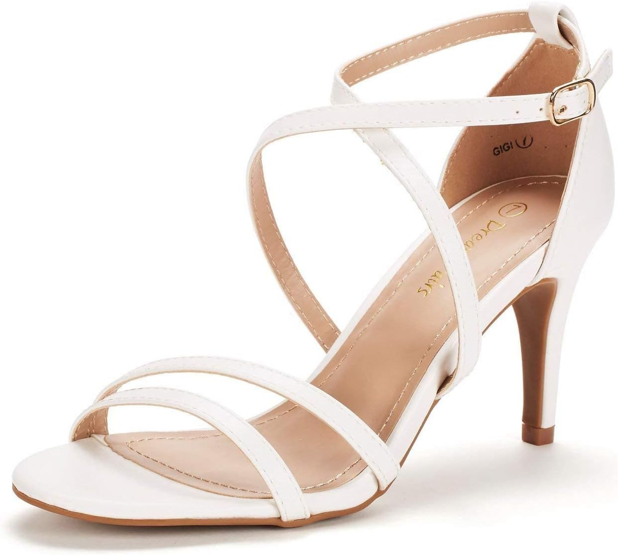 DREAM PAIRS Women's Fashion Stilettos Open Toe Pump Heel Sandals