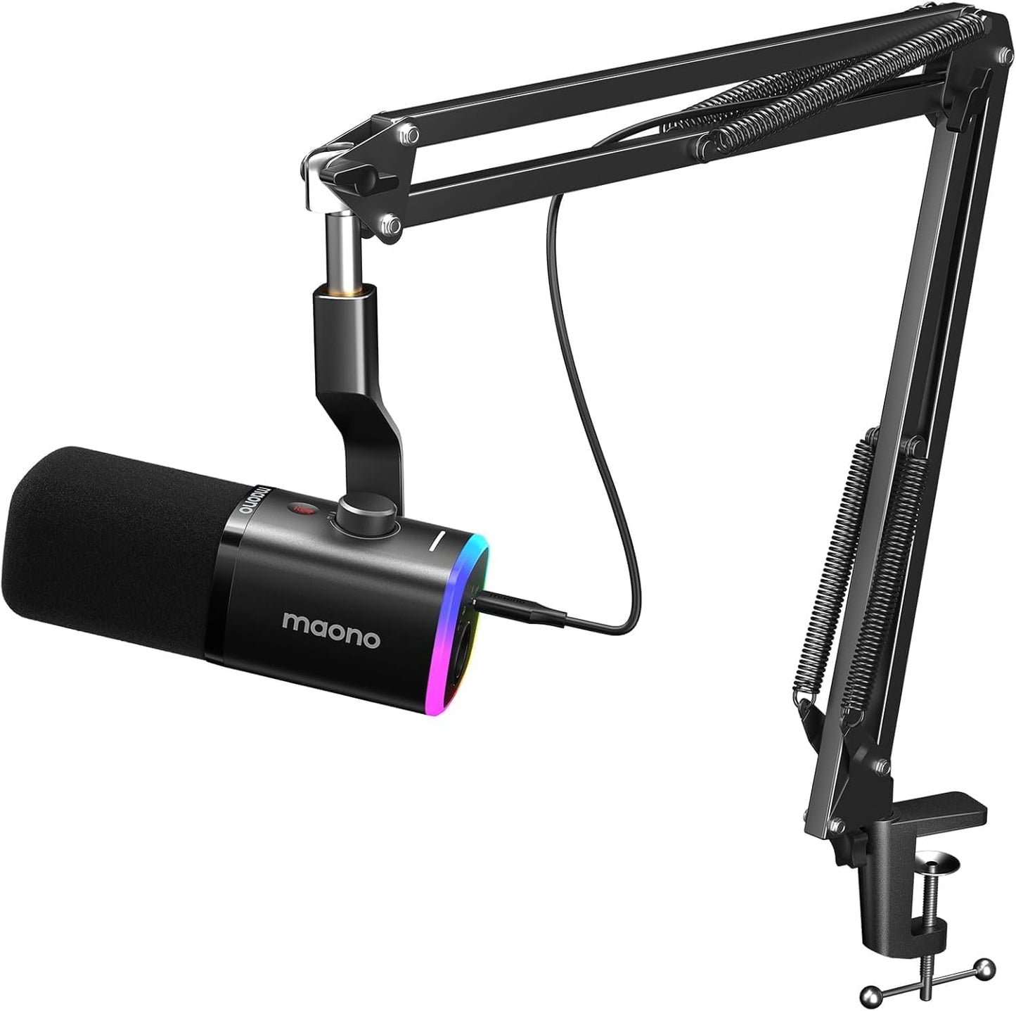 MAONO Dynamic Gaming Microphone: RGB PC Mic