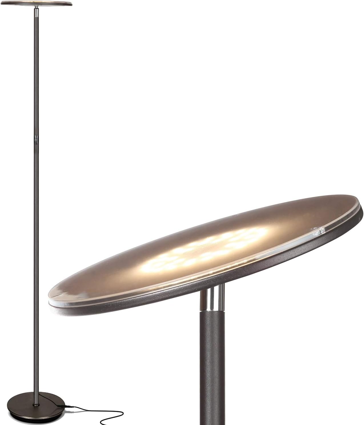 Brightech Sky LED Floor Lamp - Super Bright Dimmable Light