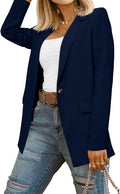 Women Business Casual Blazer - Lined Work Suit Jacket