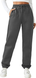 PINSPARK Women's Fleece Lined Sweatpants Winter Joggers (Style SMPS)