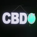 30x10 in Large LED CBD Signs for Smoke Shops - Ultra Bright Store