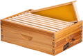 8-Frame Langstroth Medium Super Bee Box - Wax Coated Durable Hive