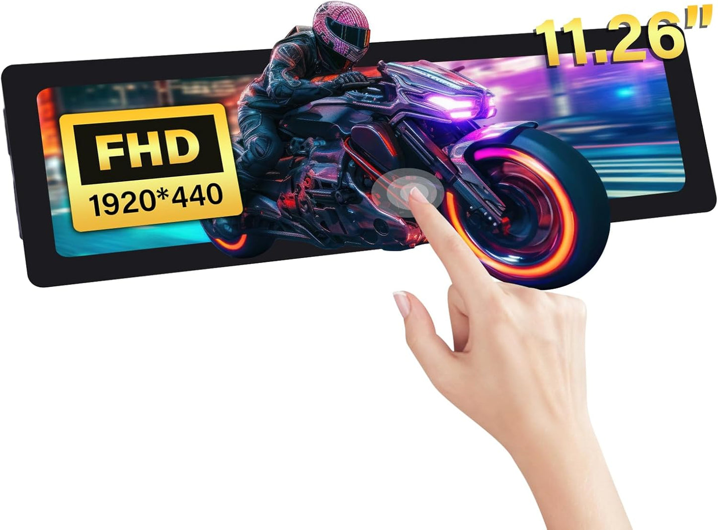 GeeekPi 11.26 inch HDMI LCD Touch Screen for Raspberry Pi 5/4B/3B