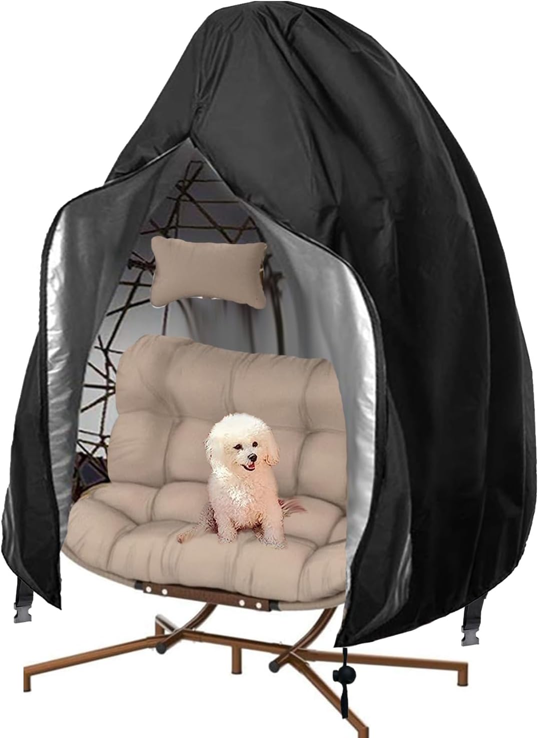 Upgraded Patio Egg Chair Covers for Weather Protection and Durability