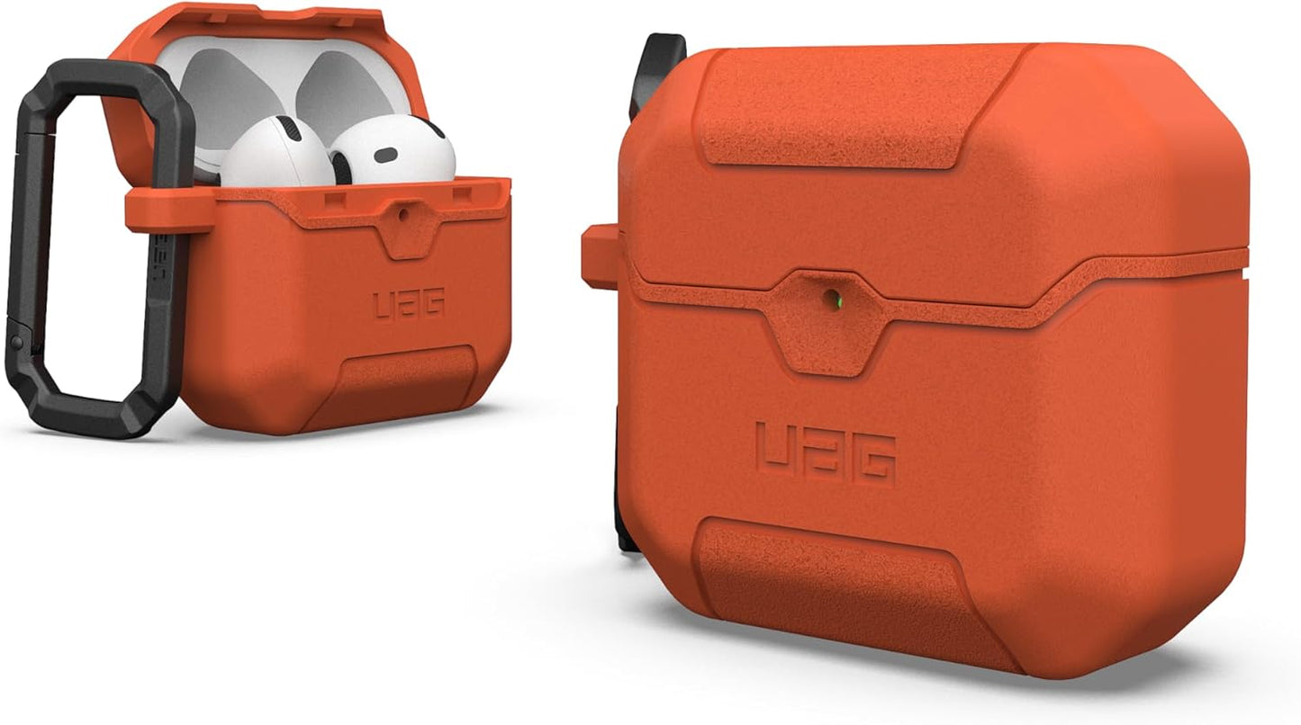 Rugged Military Grade AirPods 4th Gen Case with Carabiner Clip