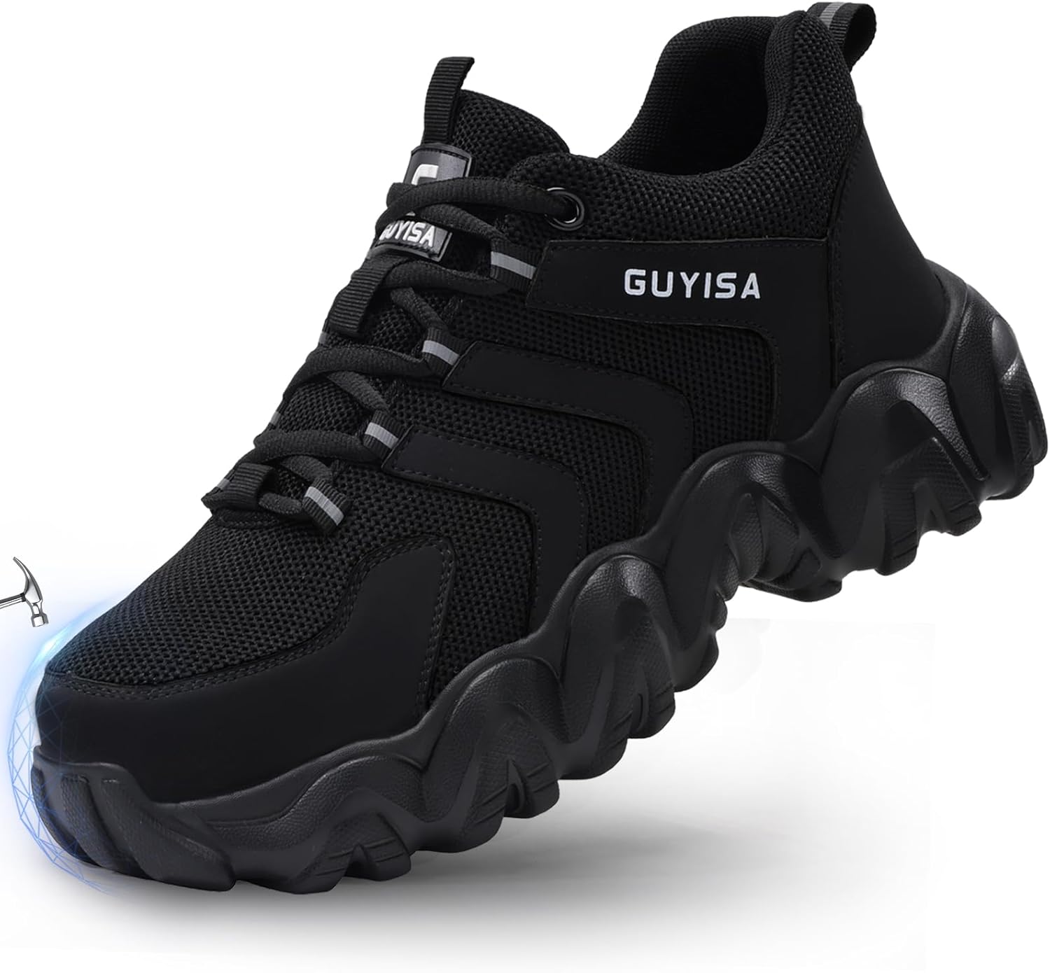 Water-resistant Work Boots for Men with Steel Toe Protection