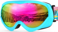 Kids Ski Goggles Helmet Compatible - OutdoorMaster Kids Snow Goggles