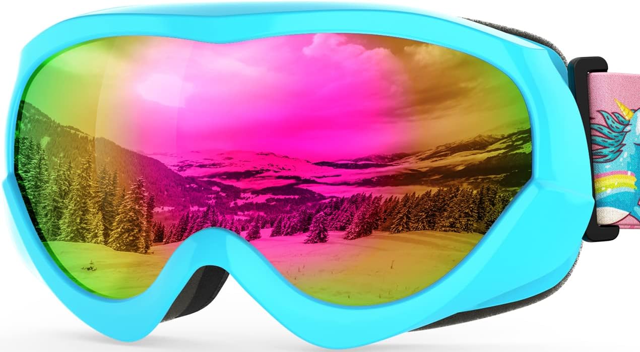 OutdoorMaster Kids Ski Goggles with UV Protection for Safety