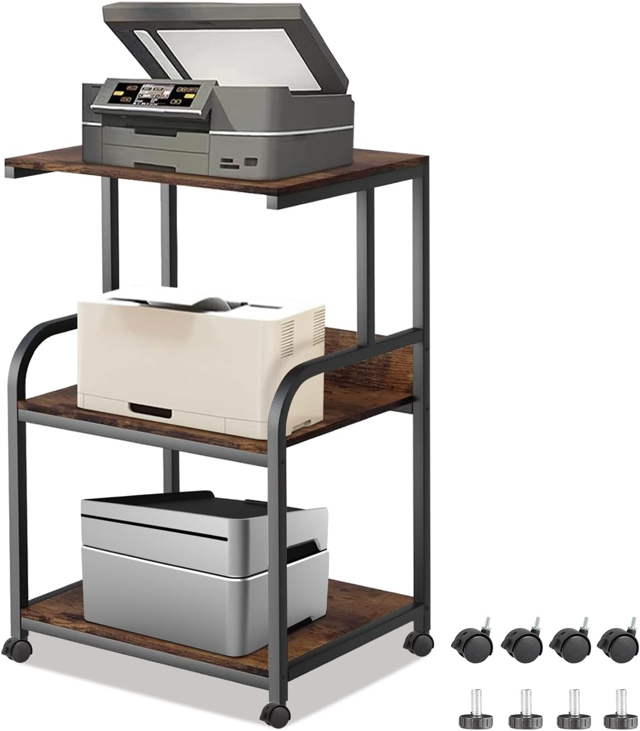 3 Tier Printer Cart - Organize with Style!