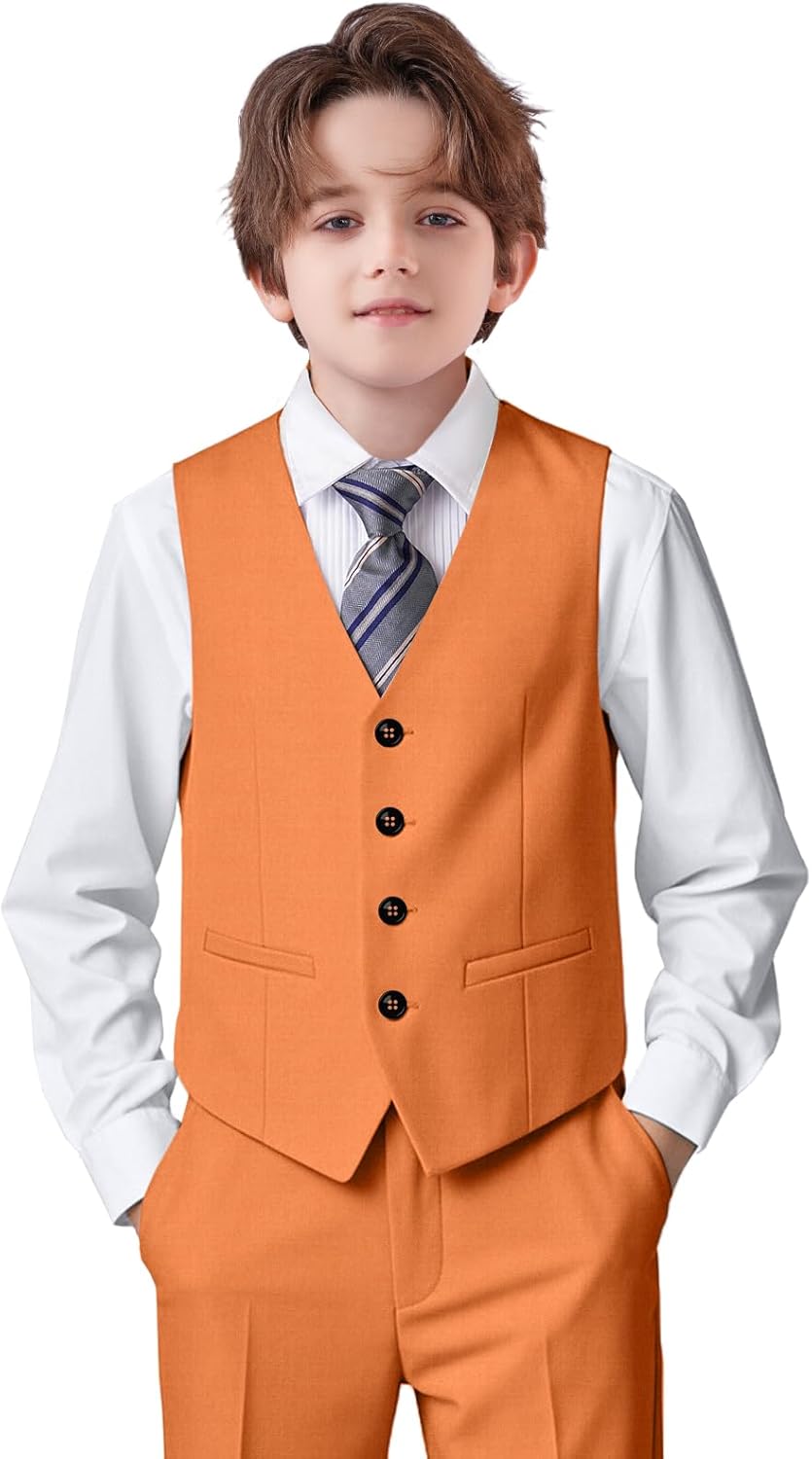 Boys Suit Formal Slim Fit Kids Suit for Weddings and Events