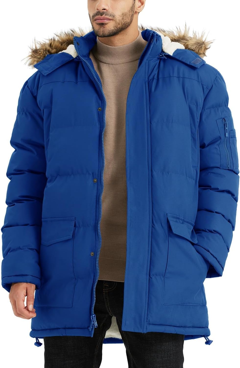 Winter Coats For Men Waterproof Warm Thicken Parka Jacket