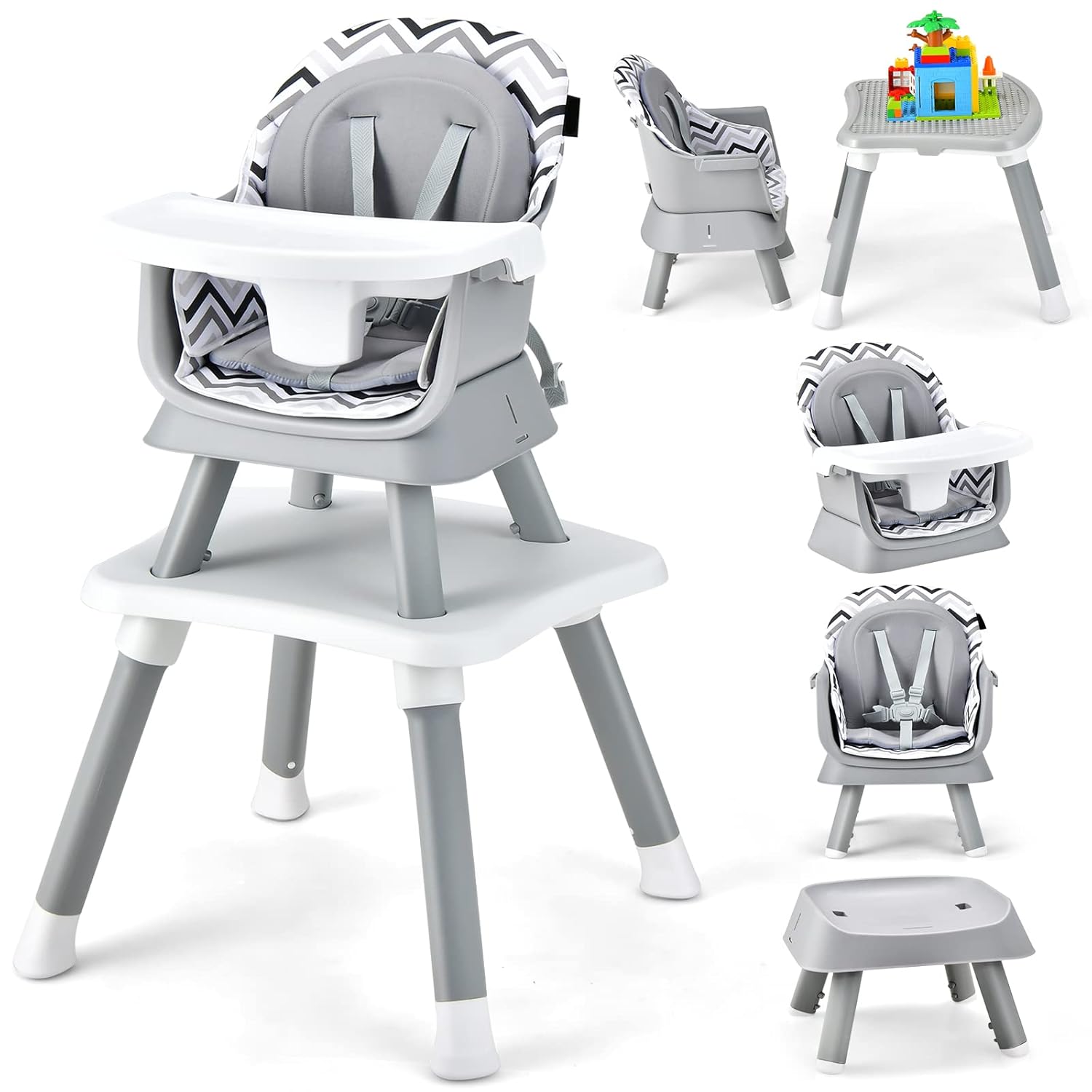 HONEY JOY 8 in 1 Baby High Chair for Growing Toddlers and Kids