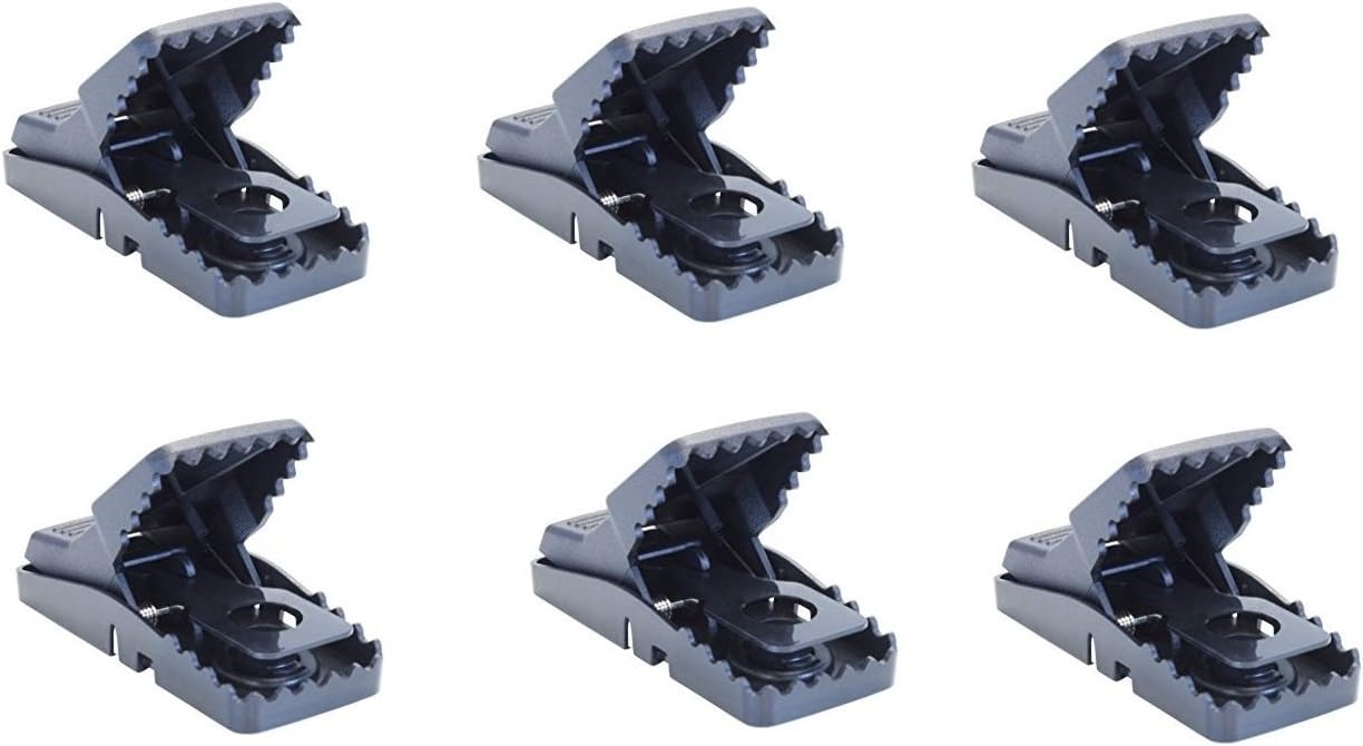 Effortless Trapping with Trapper Mini T-rex Mouse Snap Trap x6