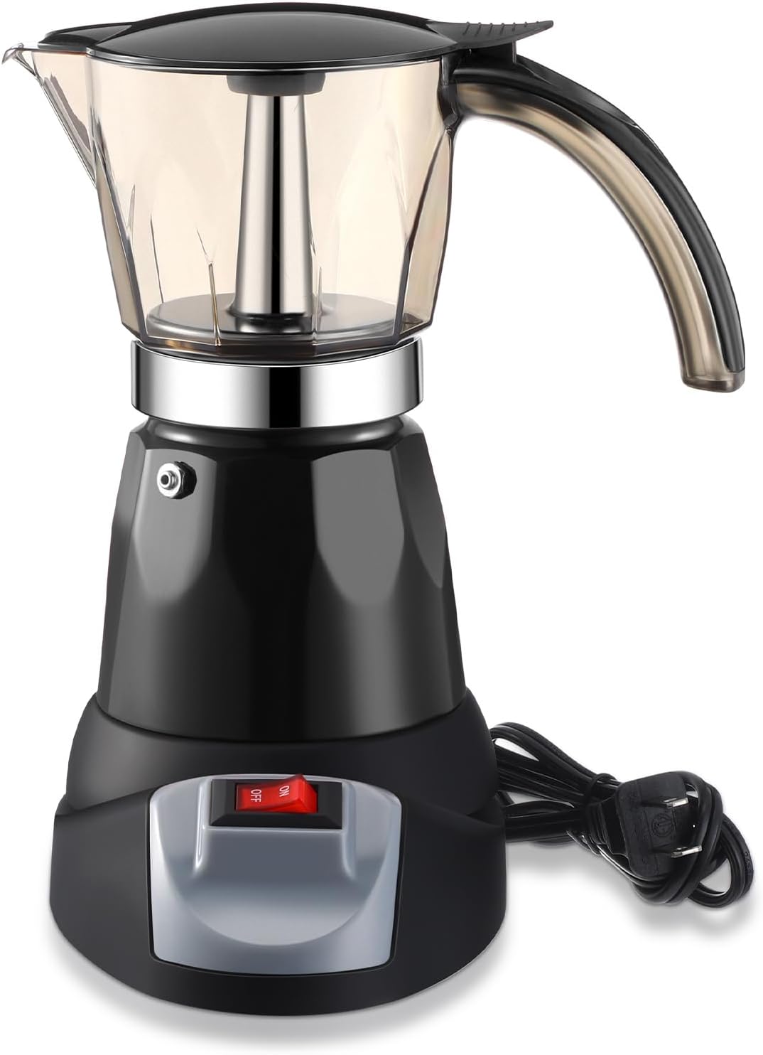 Portable Transparent Electric Espresso Maker - Rich Espresso Anywhere!