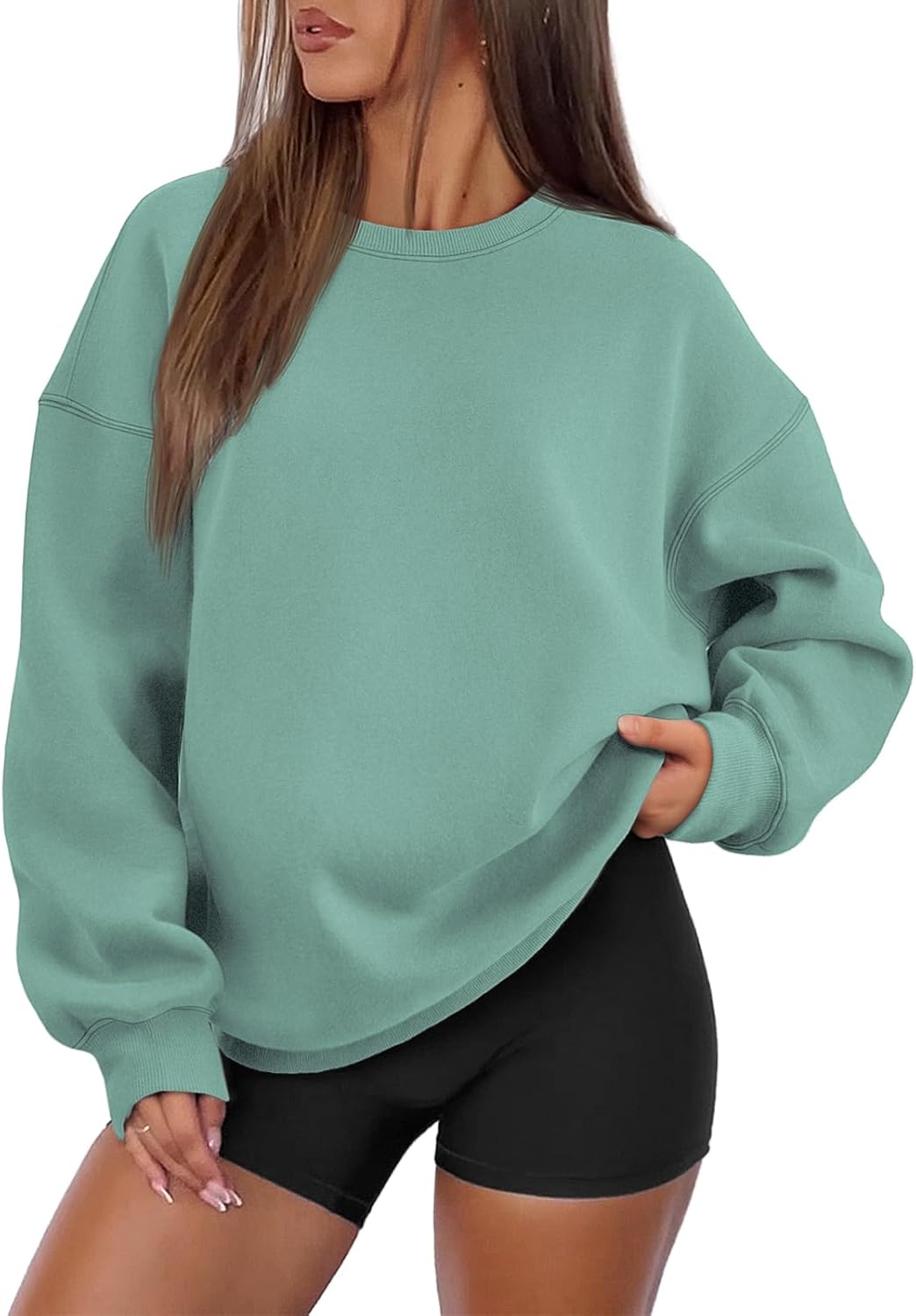 ATHMILE Oversized Sweatshirt for Women - Cozy Fall Fashion
