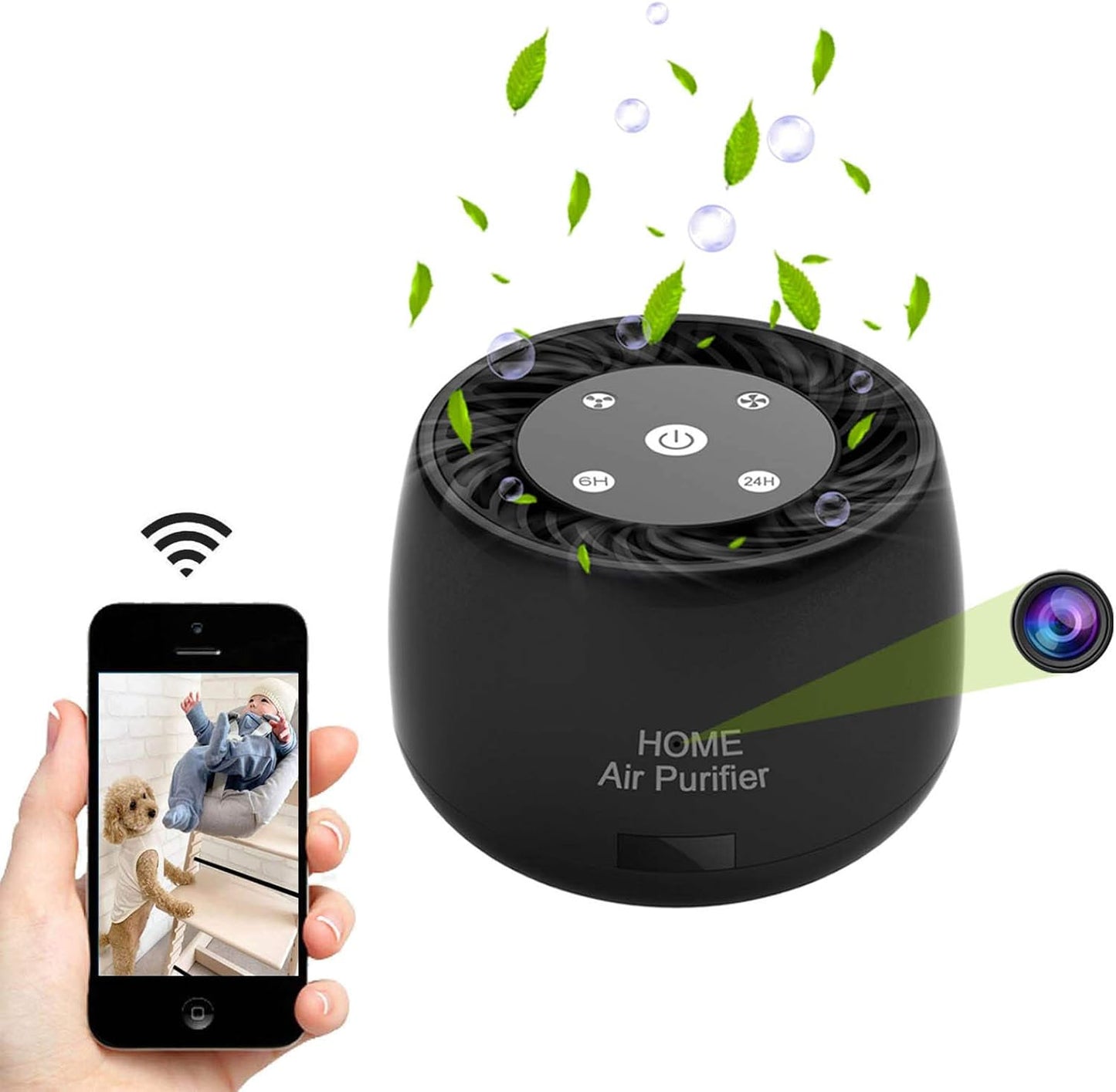 Wireless WiFi Security Mini Camera with 1080P Night Vision