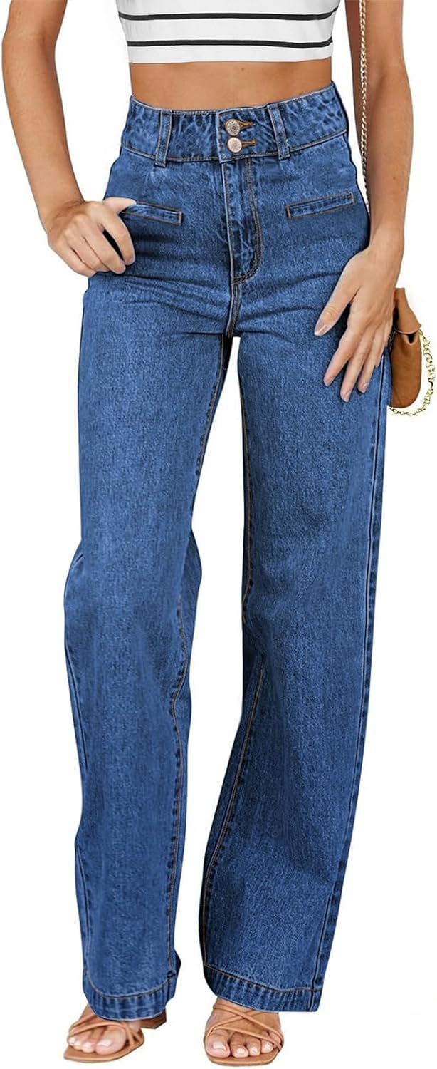 Sidefeel Women's High Waisted Stretchy Jeans for Trendy Style