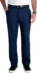Haggar Cool 18 Pro Classic Fit Flat Front Golf Pant - Comfort all