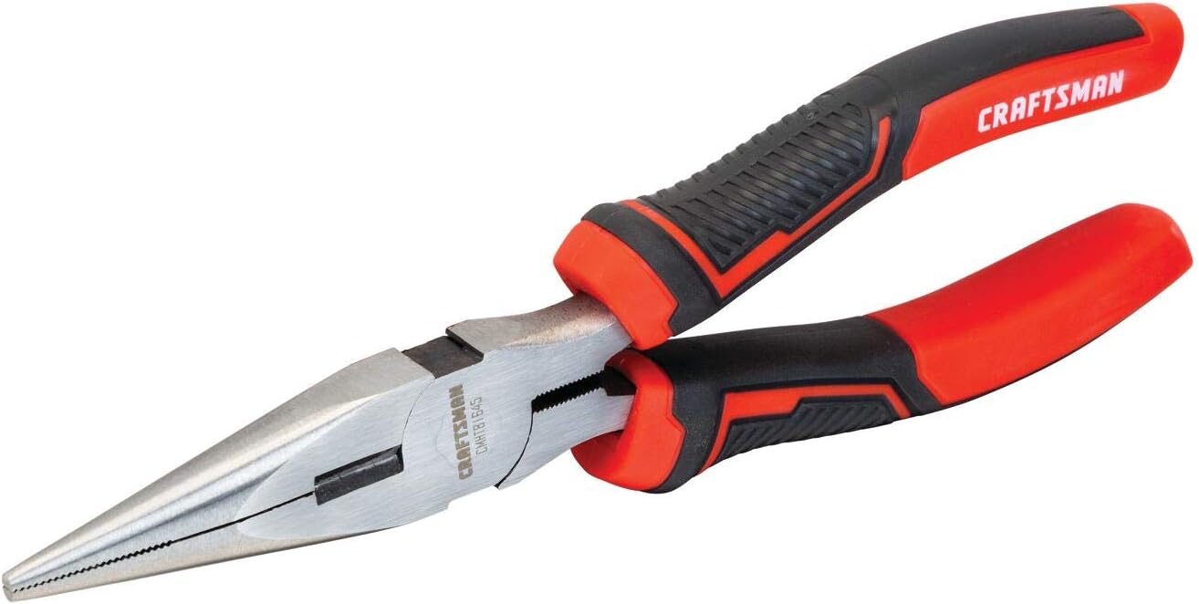 CRAFTSMAN Long Nose Pliers: Precision Crafting at 8-in.