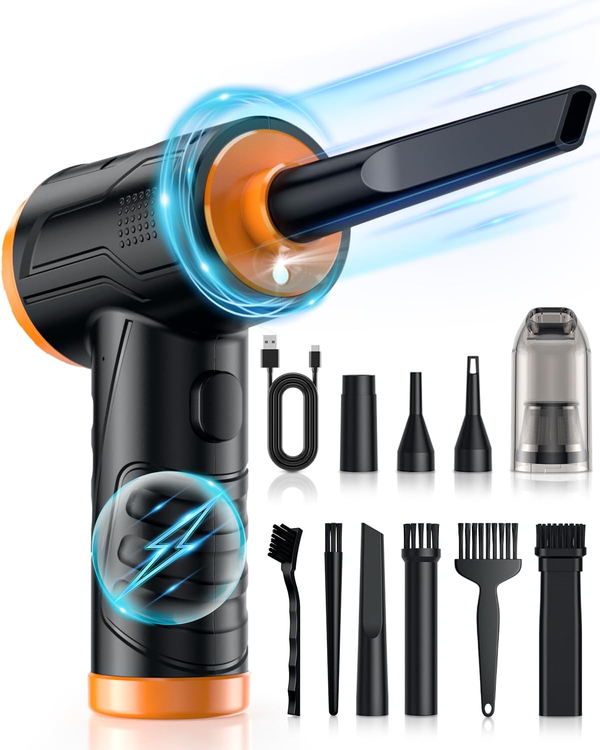 Powerful Compressed Air Duster for Deep Cleaning and More