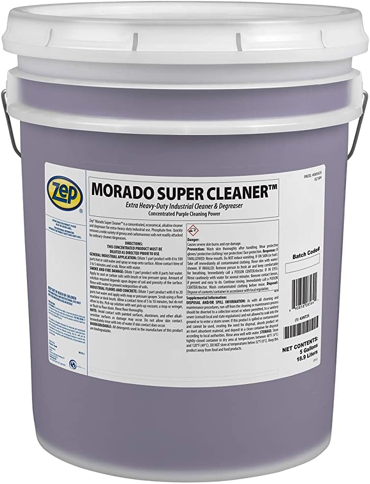 Zep Morado Purple Concentrated Super Cleaner - Heavy-Duty Degreaser