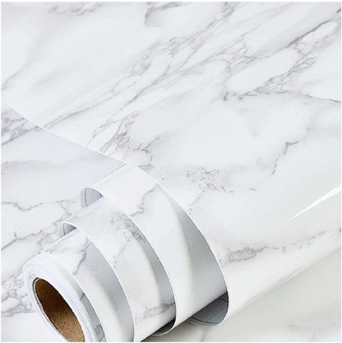 Peel and Stick Marble Wallpaper for Cabinets and Drawers