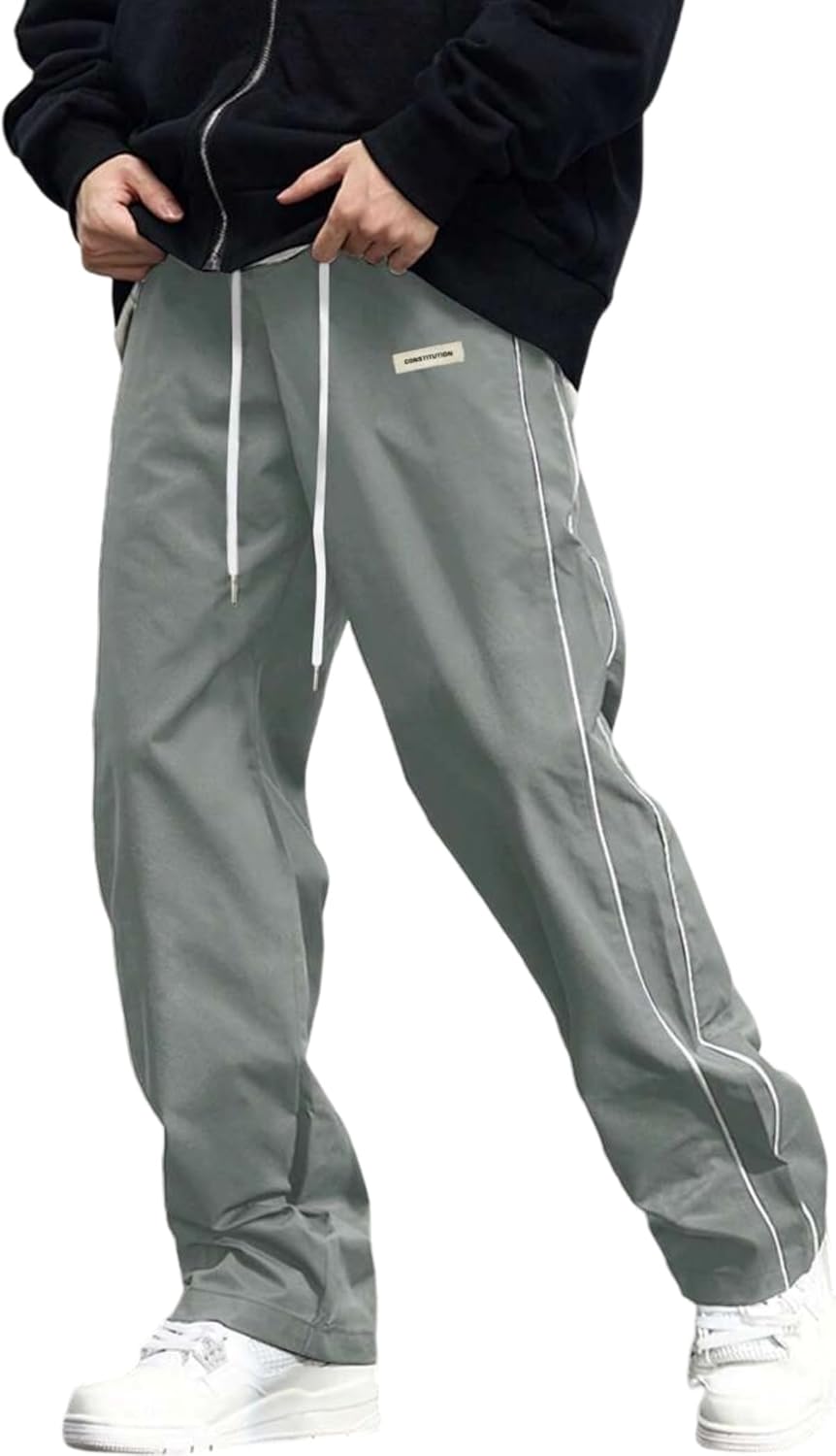 ZAFUL Men's Baggy Track Pants for Casual and Stylish Wear