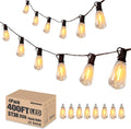 LED Outdoor Edison String Light 400FT Patio Lights - Warm 2200K