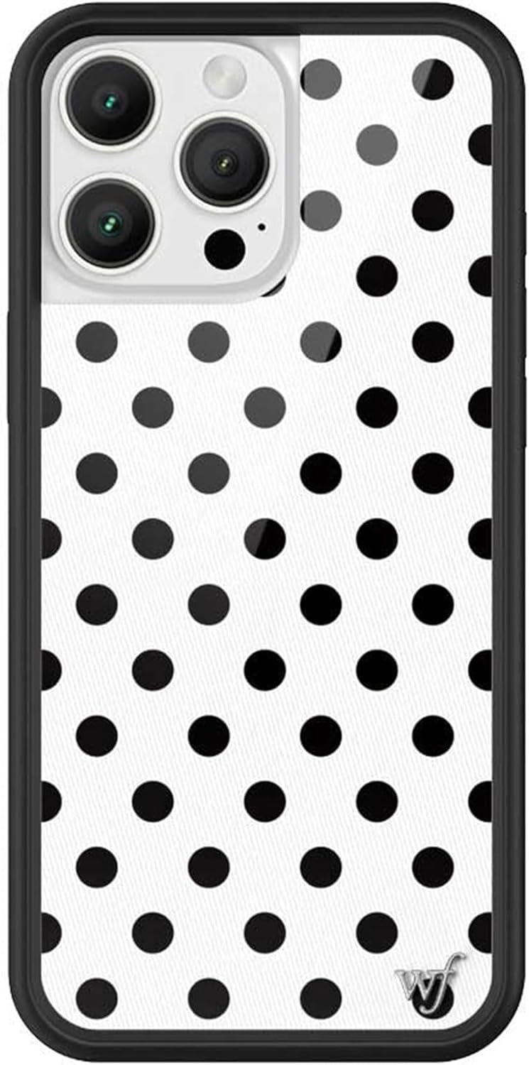 Wildflower Cases iPhone 16 Pro Max Polka Dot Protective Case