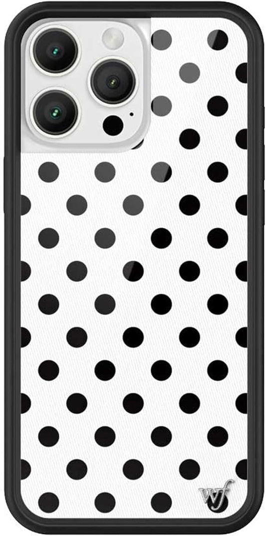 Wildflower Cases iPhone 16 Pro Max Polka Dot Protective Case