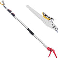 Extendable Tree Pruner 4.6-10ft Telescoping Pole Saw and Pruner
