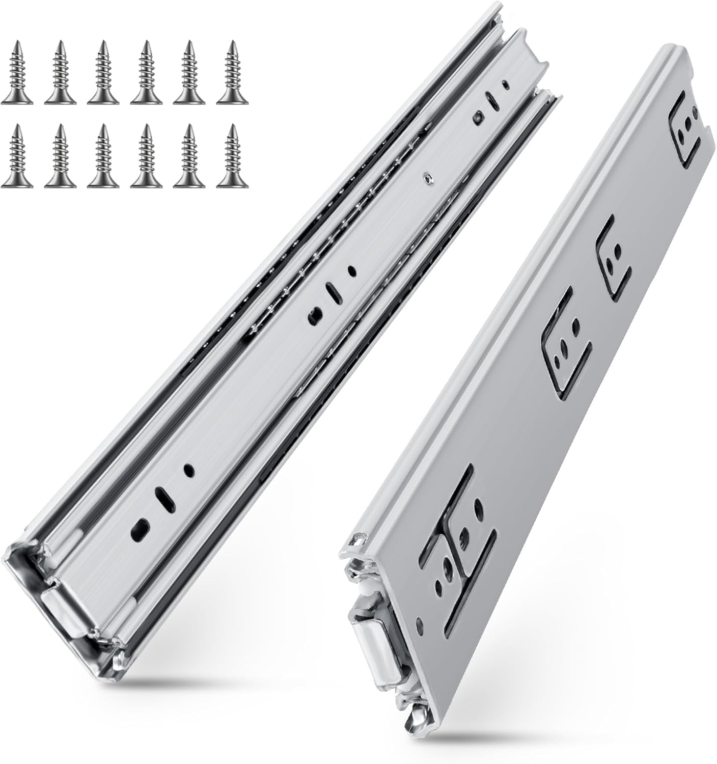 SLIDEWAY Heavy Duty Drawer Slides for Smooth Full Extension Use