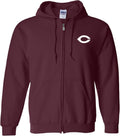UGP Campus Apparel NCAA Primary Logo Team Color Full Zip Hoodie that's