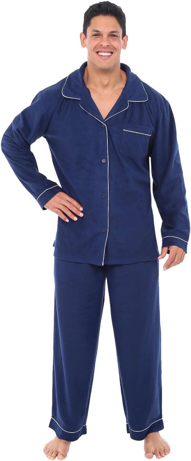 Men's Fleece Pajamas Set for Ultimate Comfort and Warmth