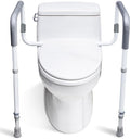Toilet Safety Rails for Elderly Adults - Adjustable Grab Bar