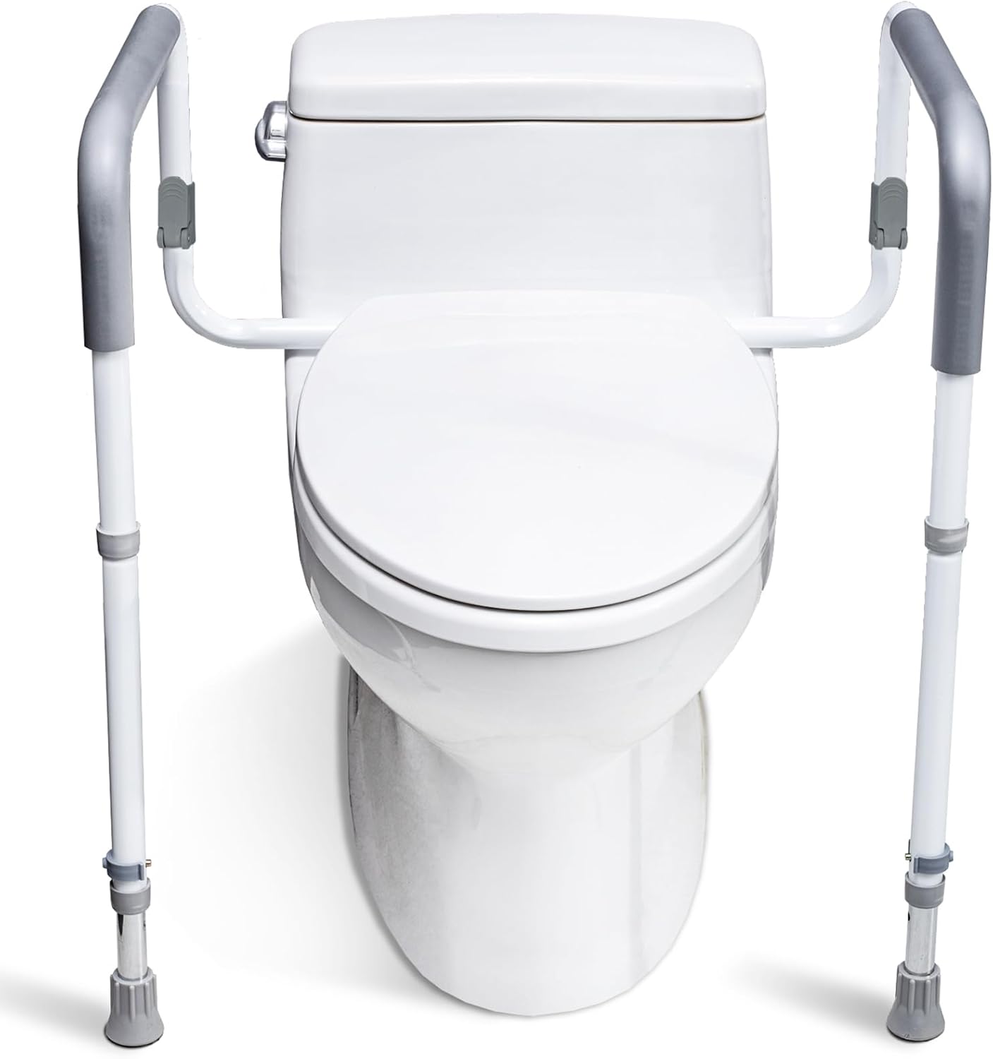 Toilet Safety Rails for Elderly Adults - Adjustable Grab Bar