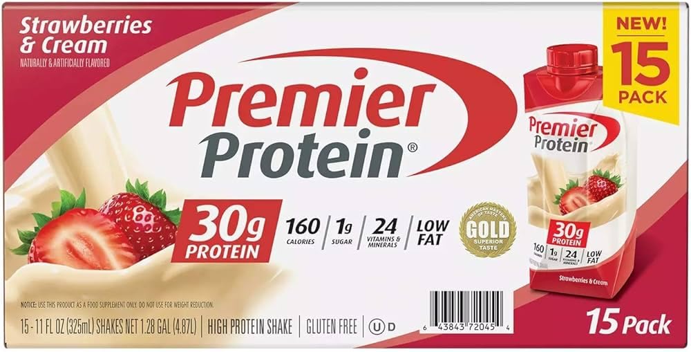 Premier Protein Strawberries & Cream High Protein Shake Review