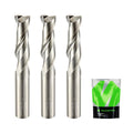 1/4 in Cutting Dia Upcut Spiral Router Bit Set - 3PCS for Woodwork