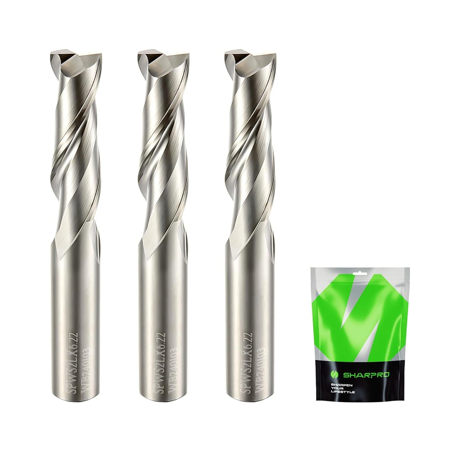 Upcut Spiral Router Bit Set for Wood Carving and Engraving