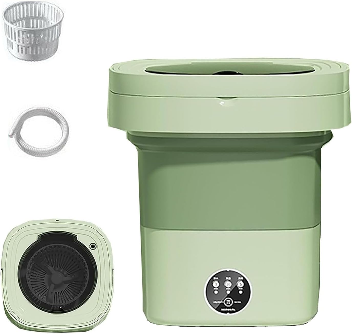 Portable Foldable Mini Washer - 3 Intelligent Modes - Travel Essential!