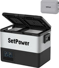 Setpower PT45: Dual Zone Car Fridge, Ideal for Travel