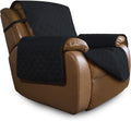 Oversized Recliner Slipcover in Black/Black - Water Resistant