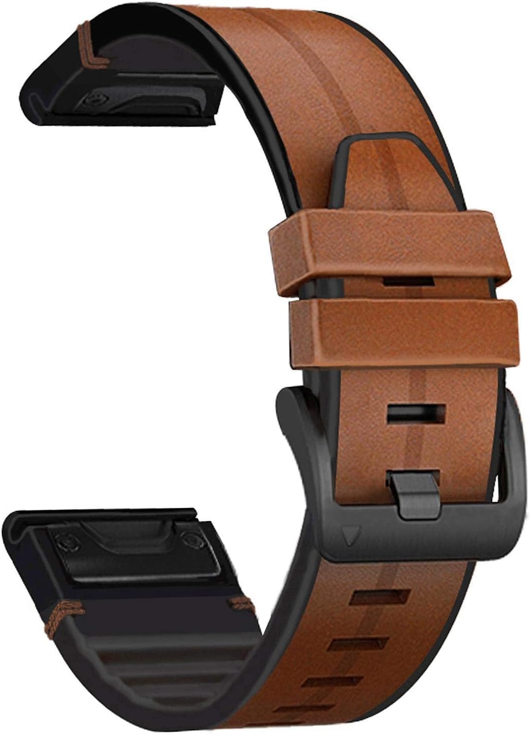 Abanen Soft Leather Watch Bands for Garmin Fenix - Sweatproof & Stylish!