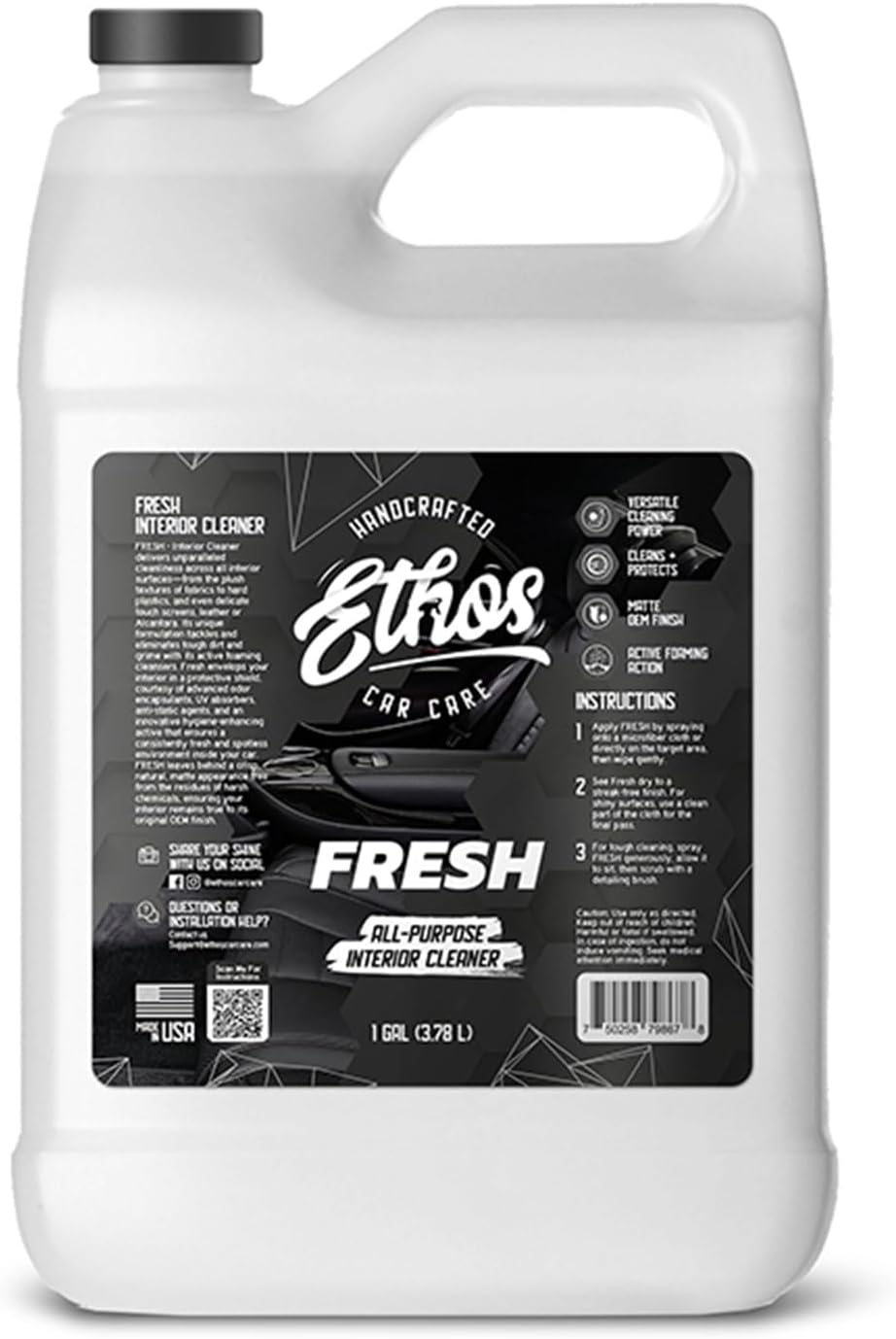 Ethos FRESH All Purpose Interior Cleaner for Cars and More
