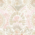 Tempaper Pink Bohemia Damask Removable Wallpaper for Home Decor