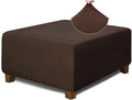 Square Ottoman Cover Stretchable Slipcover for Oversized Ottomans