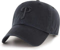 Philadelphia Phillies Blackout Clean Up Adjustable Baseball Cap - One